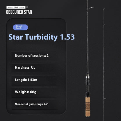 Full Set Fuji O-Ring Micro Object Worm Rod Large Taper Mouth Rod High Carbon Lure Long Casting Rod Carbon Soft Wood Ultra Light 68g