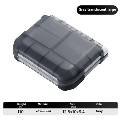 Lure Accessories Storage Box with Pins, Eight-Shaped Rings, Jig Head Hooks, Crankbaits, and Lead Sinkers, Detachable Space