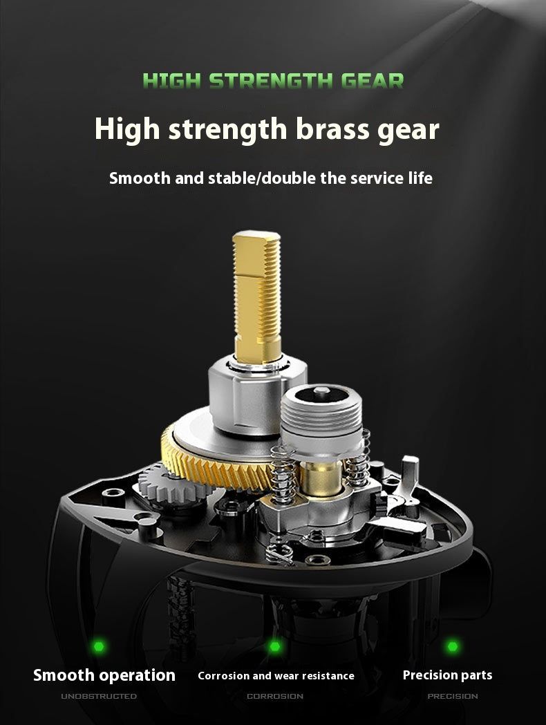 Anti-Explosion Line Water Drop Reel Wholesale Metal Lure Reel Long Casting Fishing Reel Lei Qiang Black Fishing Reel Sea Fishing Reel