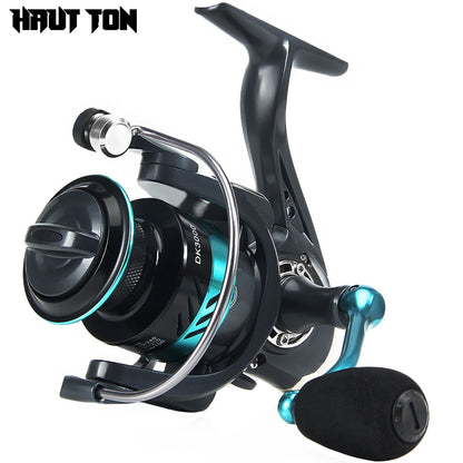 Spinning Wheel Wholesale Full Metal Blackened Fishing Wheel Lure Wheel Micro Fishing Wheel Sea Rod Wheel Big Fish Wheel DK