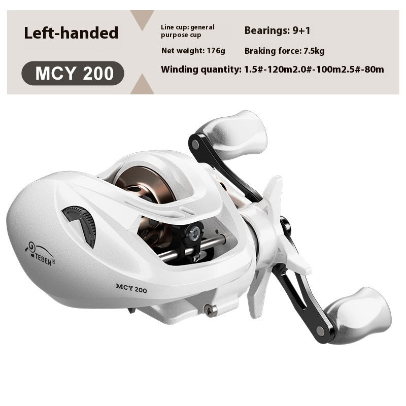 Lure Long Casting Baitcasting Reel Wholesale Takuuma Jig Fox Same Model with Drag Alarm Black Fishing Reel Ultra-light Sea Fishing Reel
