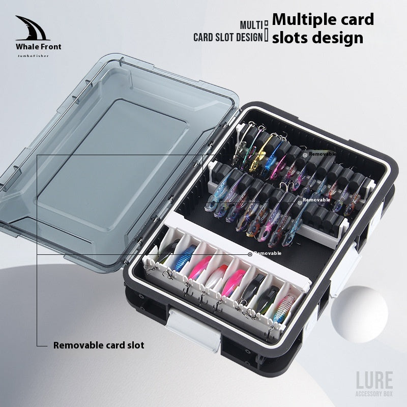 Fake Bait Box VIB Wave Crawling Zigzag Dog Pencil Lure Storage Box Multiple Combinations Lure Accessories Storage