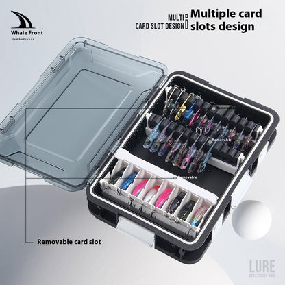 Fake Bait Box VIB Wave Crawling Zigzag Dog Pencil Lure Storage Box Multiple Combinations Lure Accessories Storage