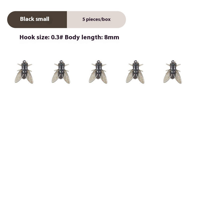 Lure Fly Hook Soft Bait Bionic Insect Fake Bait Fly Hook with Fish Attractant for Stream Fishing for Mouthfish and Whitefish