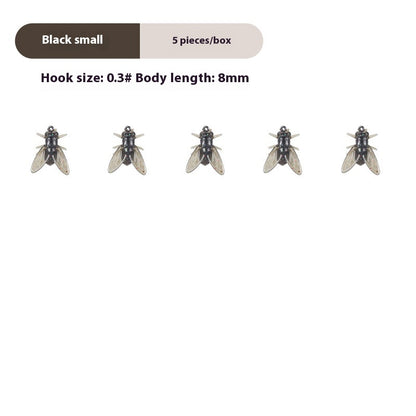 Lure Fly Hook Soft Bait Bionic Insect Fake Bait Fly Hook with Fish Attractant for Stream Fishing for Mouthfish and Whitefish