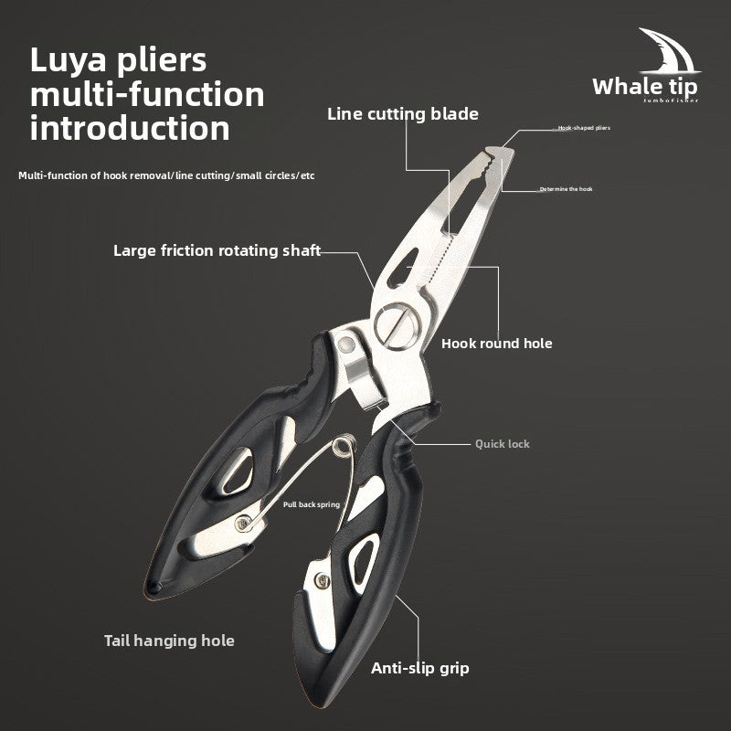 Multifunctional Fish Control Device Micro Lure Pliers Set Fishing Fish Lifting Device Beginner Fish Gripper Can Cut PE Line