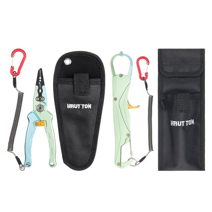 Lure Multi-Function Fish Control Device Lure Pliers Set Wholesale Portable Night Fishing Open Loop Line Cutter with Safety Rope
