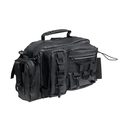 Waterproof Large Capacity Lure Bag Multi-Functional Rod Insert Backpack Outdoor Fishing Bag Single Shoulder Crossbody Bag