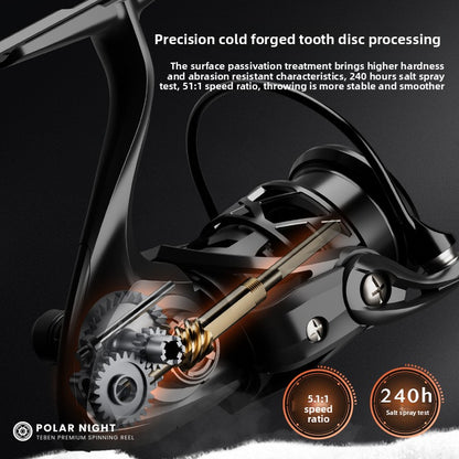 Jiye Carbon Spinning Reel Micro Lure Fishing Reel for Mouthfish and Whitebait 115g Long Casting Sea Rod Reel Sea Fishing Reel Wholesale