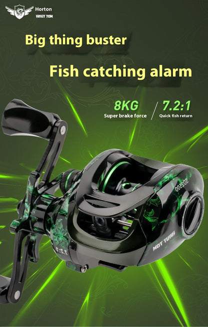 Anti-Explosion Line Water Drop Reel Wholesale Metal Lure Reel Long Casting Fishing Reel Lei Qiang Black Fishing Reel Sea Fishing Reel