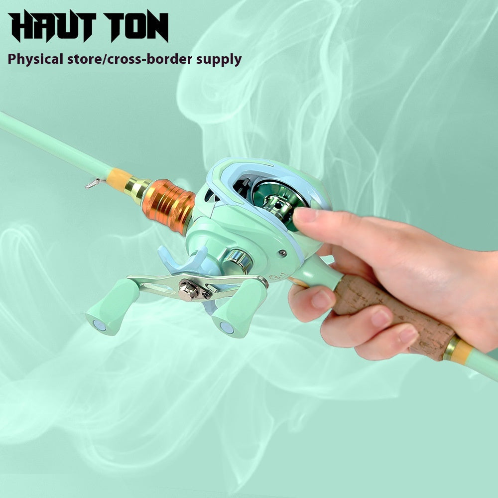 Water Drop Reel 5+1 NMB Sealed Bearing with Drag Alarm Fishing Reel 7.2:1 High Speed Ratio Fishing Reel CP