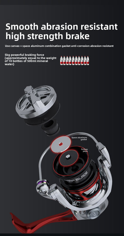 Jifeng Spinning Reel Wholesale 25 New Models Lure Carbon Fishing Reel Only 166g Micro Fishing Reel 5+1 Bearings