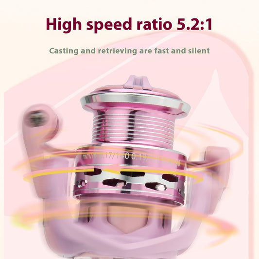 Spinning Reel Wholesale Lure Fishing Reel Full Metal Micro Line Cup Sea Rod Reel Macaron Sea Fishing Reel Fish Reel DS
