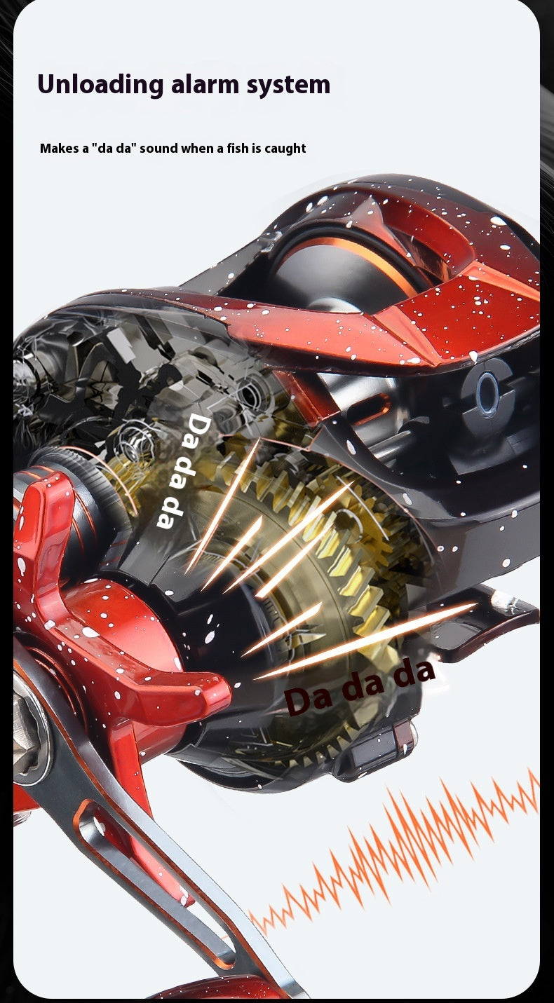Lure Baitcasting Reel Wholesale Metal Long Casting Anti-Explosion Line Fishing Reel 7.2:1 Fishing Reel Cross-Border New Product Sea Fishing Reel