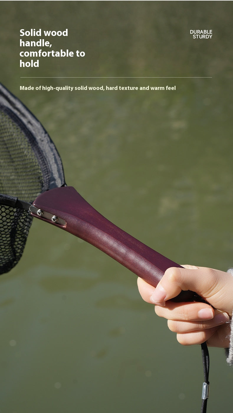 Micro Lure Foldable Landing Net Portable Stream Landing Net Fly Fishing Mini Small Fishing Net Pocket Retractable Only 23cm