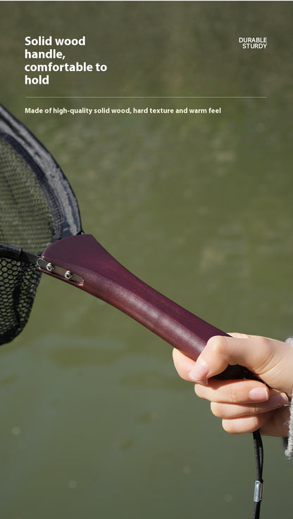 Micro Lure Foldable Landing Net Portable Stream Landing Net Fly Fishing Mini Small Fishing Net Pocket Retractable Only 23cm