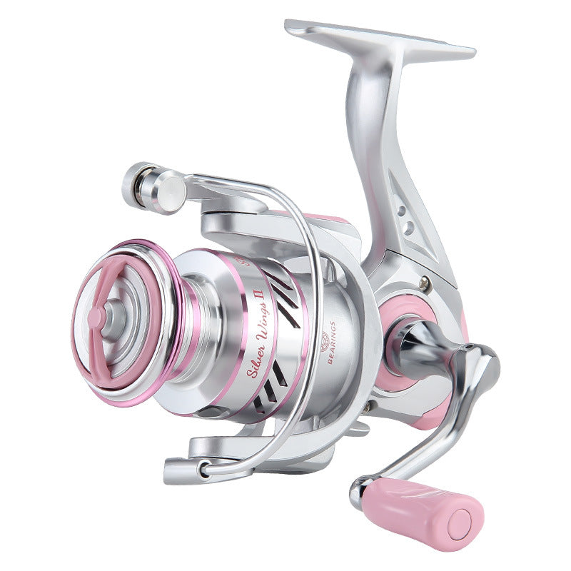Screw-in Micro Lure Spinning Reel Gapless 2+1 Long Casting Fishing Reel Fishing Line Reel Micro Reel Sea Rod Reel