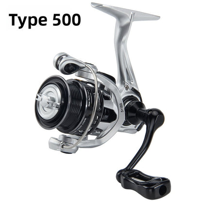 Carbon Micro Spinning Wheel 500 Model Fishing Reel 800 Lure Reel Wholesale Fishing Reel Gapless Fishing Line Reel HB
