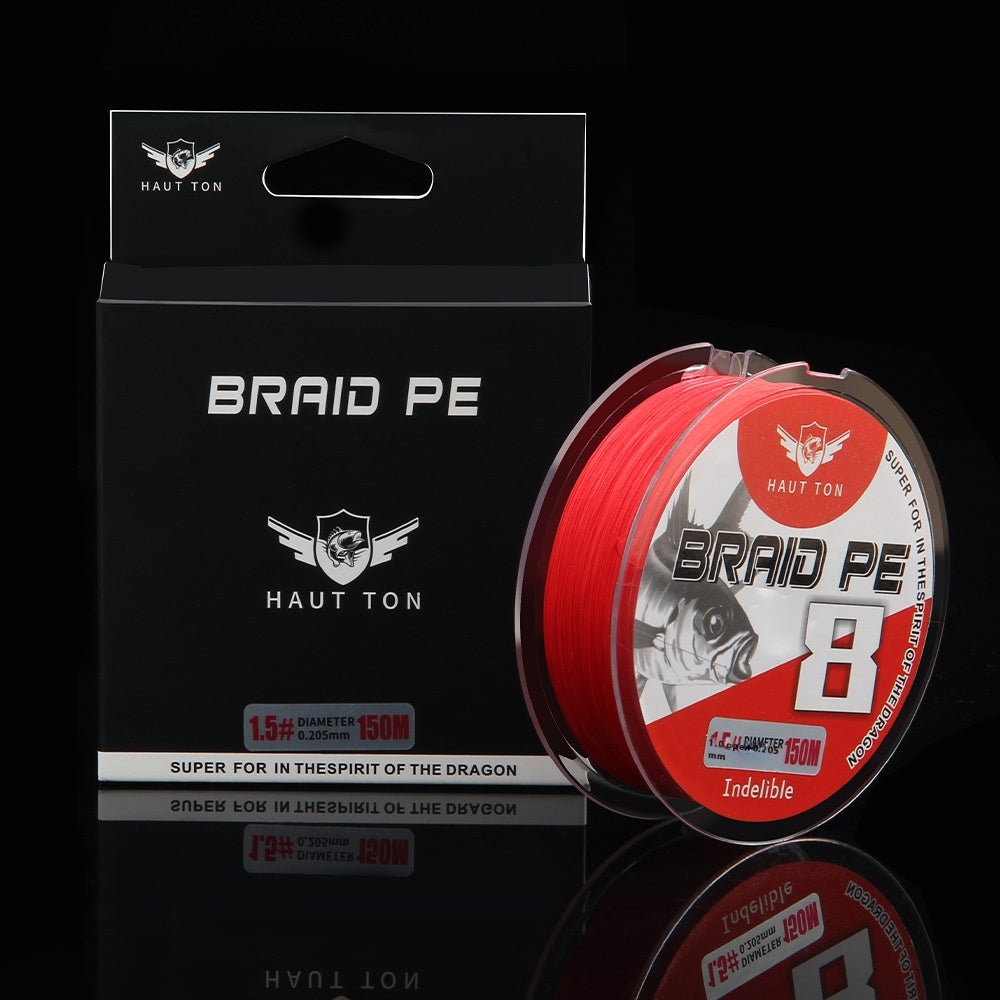 Fade-resistant 8-strand Long Casting PE Line Sub-line Fishing Line Main Line Big Fish Line Chinese Red Dali Horse Line Wholesale