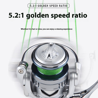 Micro Fishing Reel Small Golf Lure Spinning Reel Wholesale 5.2:1 Speed Ratio 3 New Fishing Reel FY
