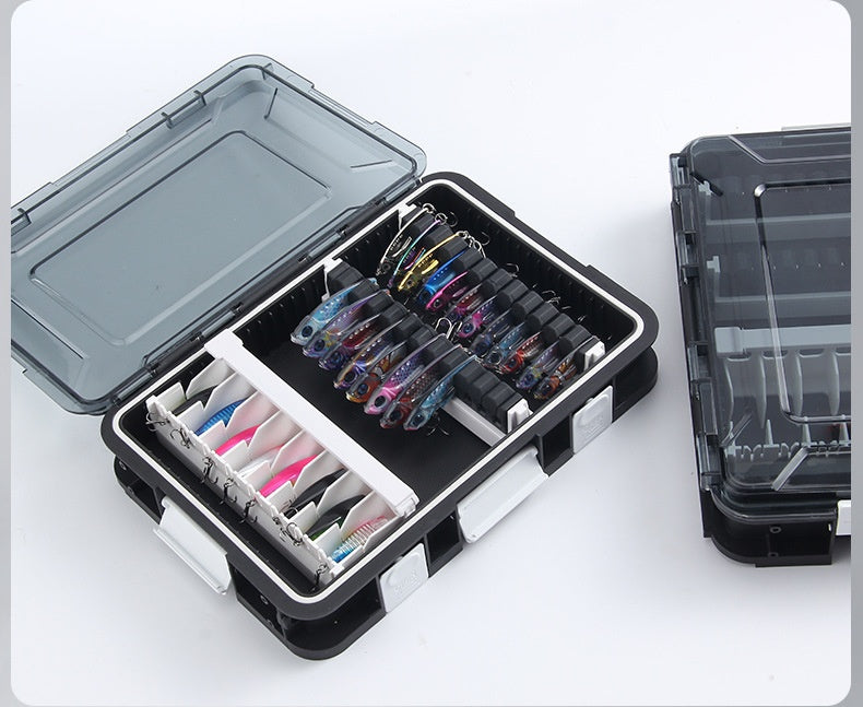 Fake Bait Box VIB Wave Crawling Zigzag Dog Pencil Lure Storage Box Multiple Combinations Lure Accessories Storage
