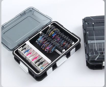 Fake Bait Box VIB Wave Crawling Zigzag Dog Pencil Lure Storage Box Multiple Combinations Lure Accessories Storage