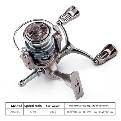 Mini Golf Lure Spinning Reel Stella Double Arm Fishing Reel Long Casting Micro Fishing Reel SW