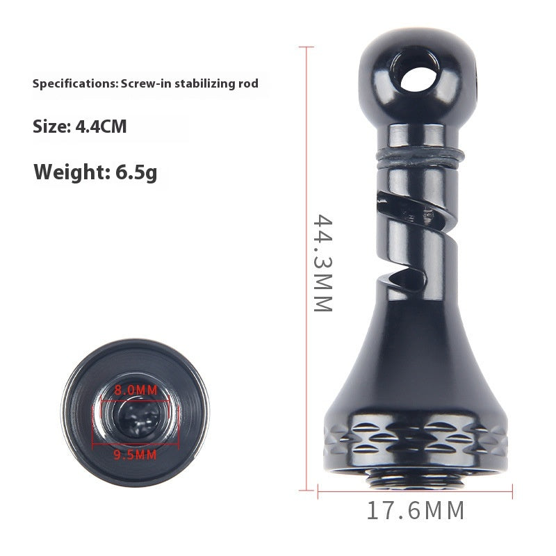 Spinning Wheel Metal Balance Rod Fishing Wheel Anti-Collision Rod Modified Fishing Wheel Rocker Arm Nut Accessories Can Hang Bait