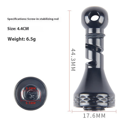 Spinning Wheel Metal Balance Rod Fishing Wheel Anti-Collision Rod Modified Fishing Wheel Rocker Arm Nut Accessories Can Hang Bait