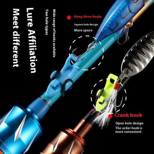 Lure Bait Hook Holder VIB Spinner Bait Holder Treble Hook Jig Head Storage Fixer Wholesale