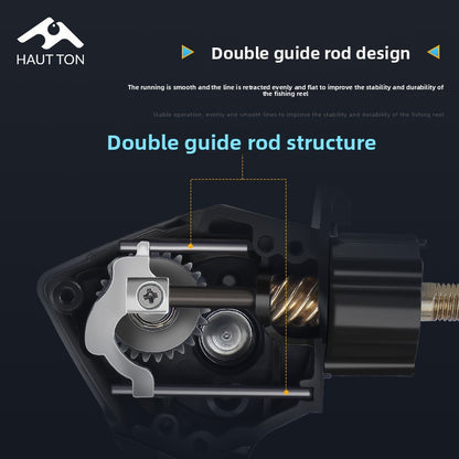 Night Blade Spinning Reel Lure Casting Reel Carbon Fiber Saltwater Resistant Fishing Reel 5+1 Stainless Steel Bearing Micro Reel