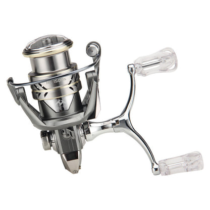 Micro Lure Spinning Reel Wholesale Fishing Reel Floating Reel Lure Reel Metal Line Cup Long Casting Reel Gray Wolf