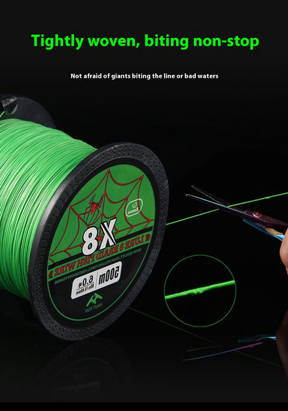 500.8m Strand Strong Horse Line 300.4m Strand Anti-Bite PE Lure Line Wholesale 10.1m Colors Sea Fishing Line