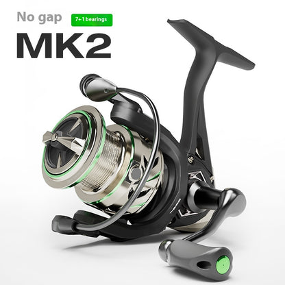 Lure Micro Spinning Reel Wholesale Full Metal Line Cup Fishing Reel Long Casting Sea Rod Reel Fishing Reel MK Second Generation
