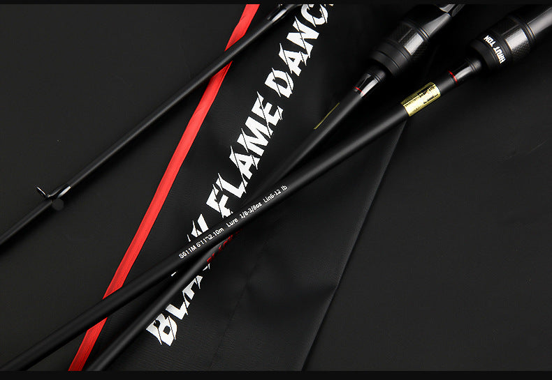 Haodun Full Fuji O-Ring Carbon Micro Lure Rod with Sound Wheel Seat 1.68m UL Fishing Rod Long Casting Fishing Rod