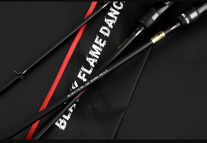 Haodun Full Fuji O-Ring Carbon Micro Lure Rod with Sound Wheel Seat 1.68m UL Fishing Rod Long Casting Fishing Rod