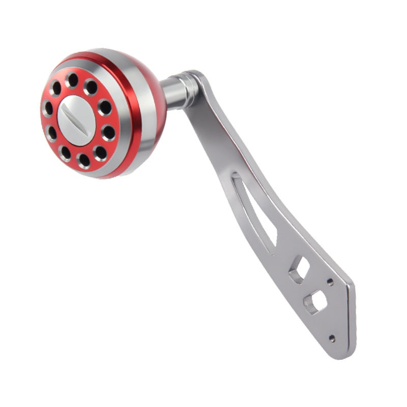 Water Drop Wheel Modified Metal Single Crank Handle Drum Wheel Single Crank Arm Fishing Wheel Spherical Grip Ball 36.6g New Product