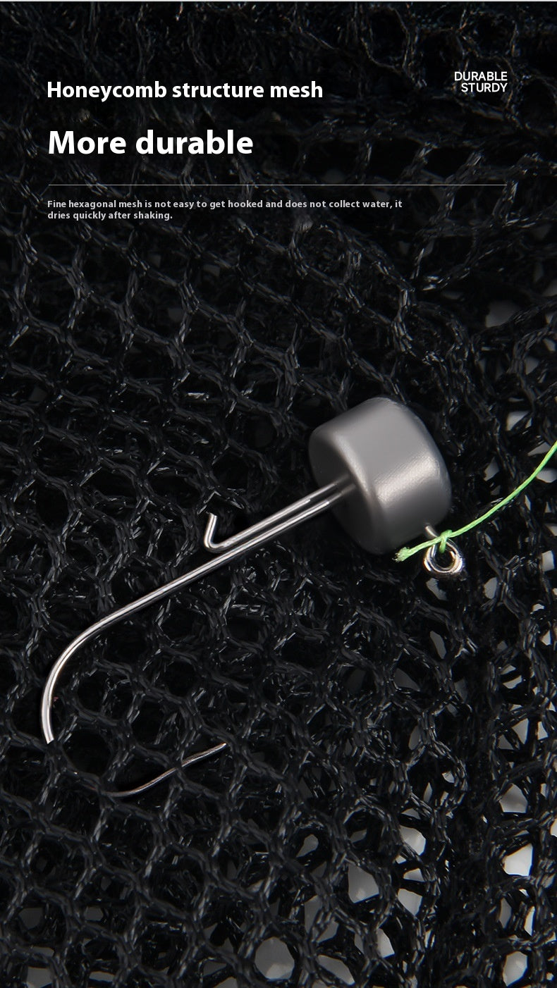 Micro Lure Foldable Landing Net Portable Stream Landing Net Fly Fishing Mini Small Fishing Net Pocket Retractable Only 23cm