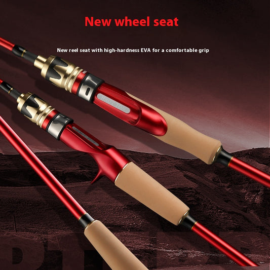 Offshore Boat Fishing Rod Long Casting Jigging Rod Carbon Fiber Sea Fishing Rod Fiberglass Fishing Rod One and a Half Sea Rod Squid Rod