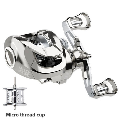 Custom Lure Baitcasting Reel Long Casting Anti-Explosion Line Fishing Reel with Drag Alarm Metal Master