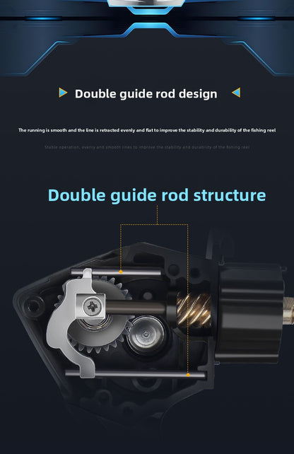 Night Blade Spinning Reel Lure Casting Reel Carbon Fiber Saltwater Resistant Fishing Reel 5+1 Stainless Steel Bearing Micro Reel