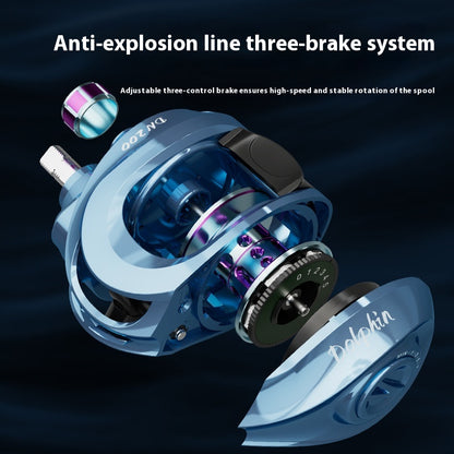 Triple Brake Anti-Explosion Line Water Drop Reel Lure Casting Reel 5+1 Micro Fishing Reel Cross-Border Fishing Reel DN
