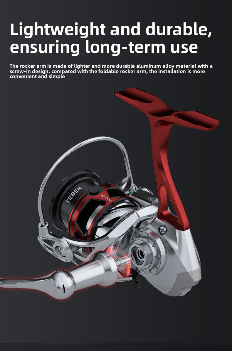 Jifeng Spinning Reel Wholesale 25 New Models Lure Carbon Fishing Reel Only 166g Micro Fishing Reel 5+1 Bearings