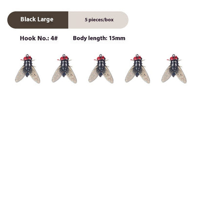 Lure Fly Hook Soft Bait Bionic Insect Fake Bait Fly Hook with Fish Attractant for Stream Fishing for Mouthfish and Whitefish