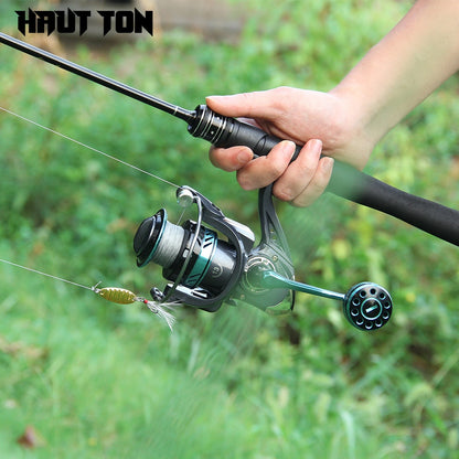 Spinning Wheel Wholesale Full Metal Blackened Fishing Wheel Lure Wheel Micro Fishing Wheel Sea Rod Wheel Big Fish Wheel DK