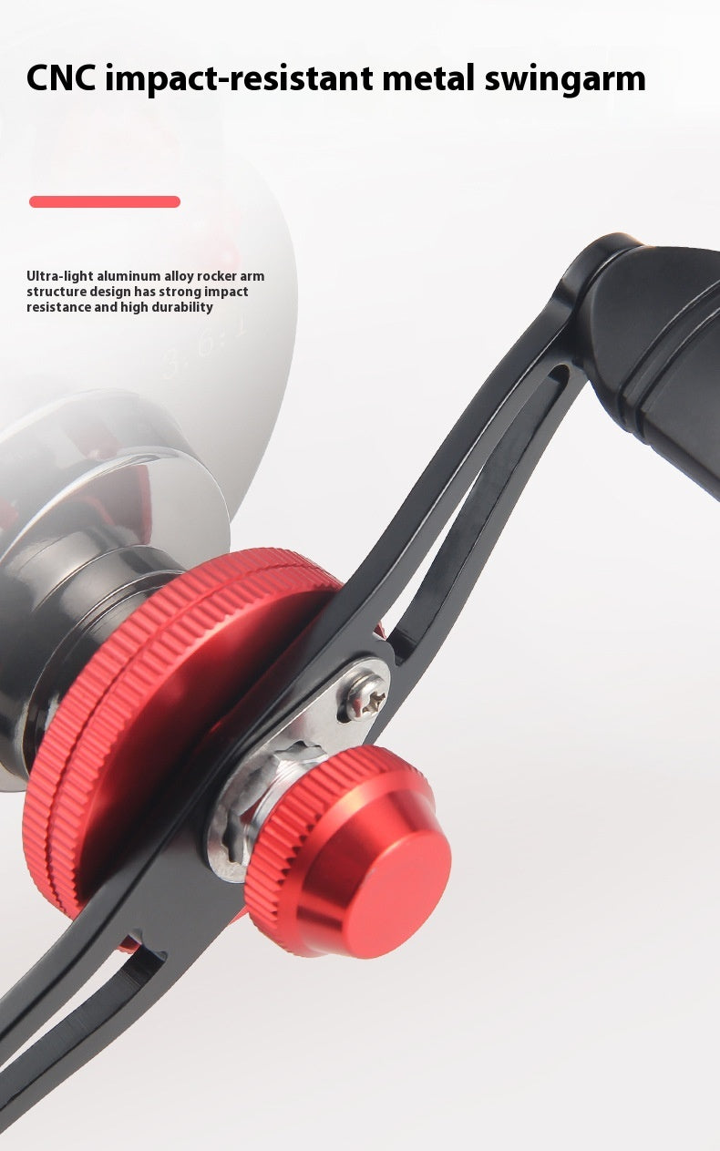 Full Metal Raft Fishing Reel One-Click Slow Descent Raft Reel Micro Lead Ice Fishing Reel Gap-Free Fishing Reel Wholesale Front Cast Reel