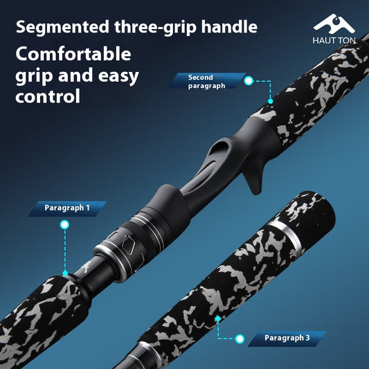 XXH Super Hard Thunder Strong Rod Light Thunder Heavy Thunder Universal XH Long Casting Lure Rod Heavy Grass Area Snakehead Fishing Rod 2.4m