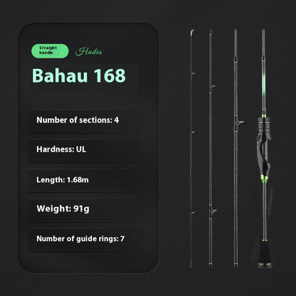 Full Set Fuji O-Ring Lure Rod Wholesale 4-Section Micro Object Mouth Rod Retractable Length Only 45cm Portable Fishing Rod