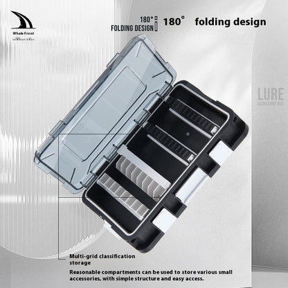 Fake Bait Box VIB Wave Crawling Zigzag Dog Pencil Lure Storage Box Multiple Combinations Lure Accessories Storage