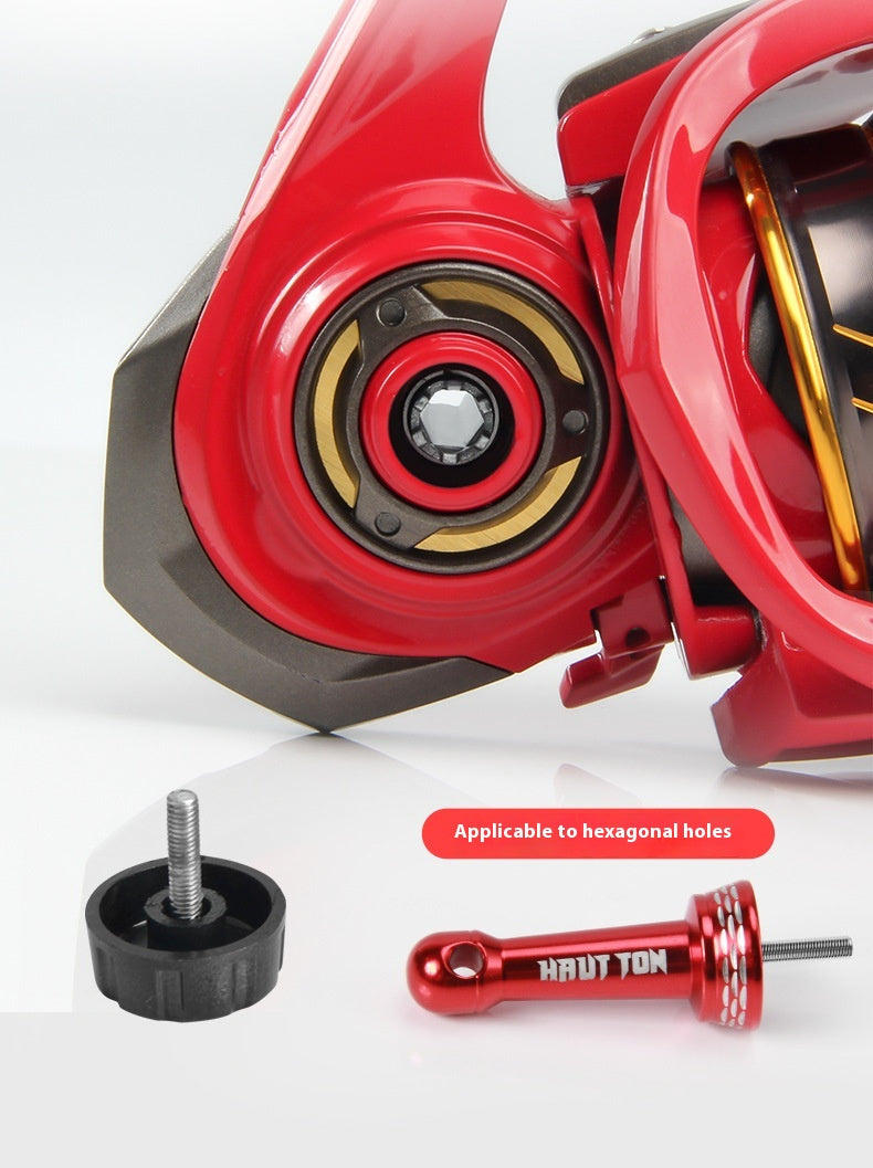 Spinning Wheel Metal Balance Rod Fishing Wheel Anti-Collision Rod Modified Fishing Wheel Rocker Arm Nut Accessories Can Hang Bait